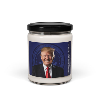 President Trump Portrait Scented Soy Candle, 9oz