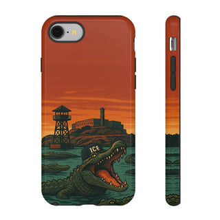 Alligator Alcatraz Hard Shell Tough Phone Case