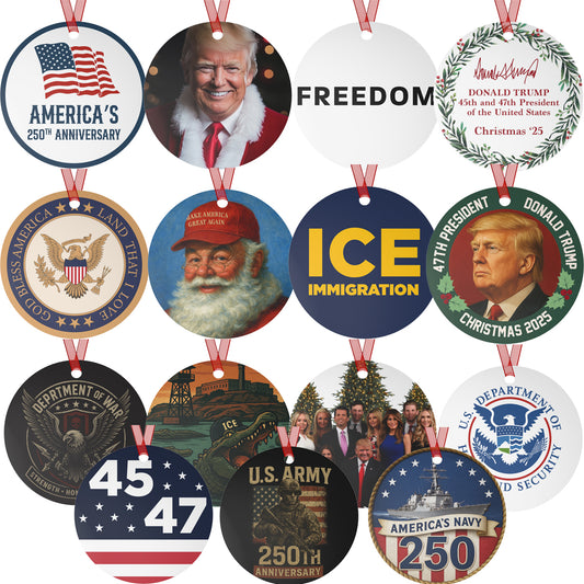 All 15 New Patriotic Christmas Tree Ornaments (Save 10%)