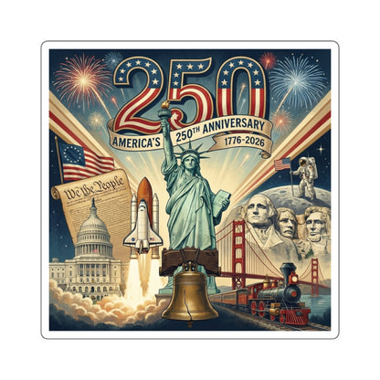 All 18 America 250th Anniversary Stickers (Save 25%)