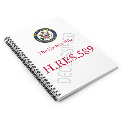 The Epstein Files Spiral Notebook