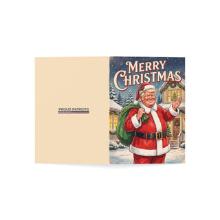 "Merry Christmas!" Trump Santa Christmas Cards (1, 10, 30, and 50pcs)