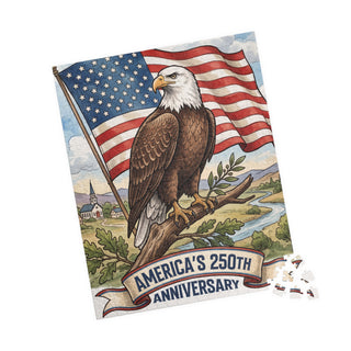 America's 250th Anniversary Eagle Puzzle - Patriotic Jigsaw