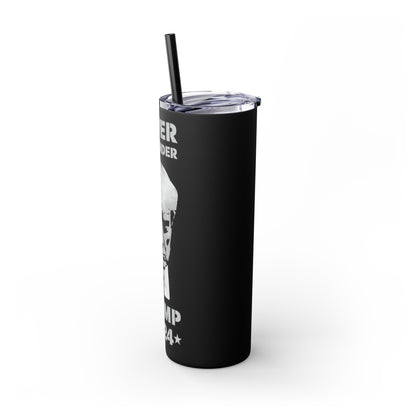 Never Surrender Tumbler with Straw