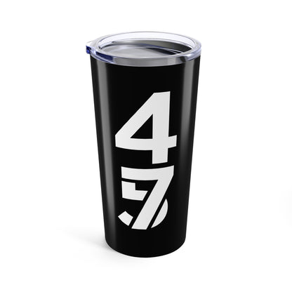 MAGA Black and White Tumbler 20oz