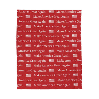 Make America Great Again Plush Blanket