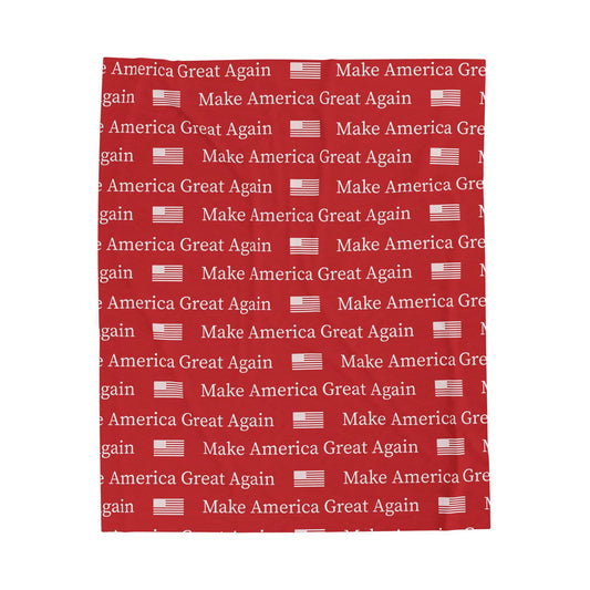Make America Great Again Plush Blanket