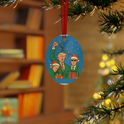 Famous Fight Pose Christmas Tree Ornament