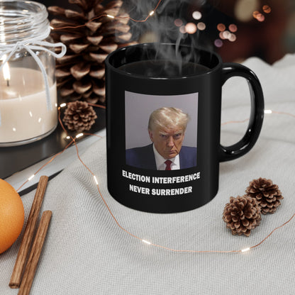 Trump Mugshot Mug Black