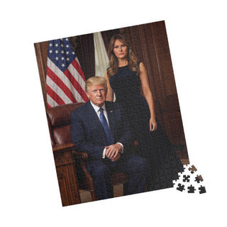 President Donald Trump and First Lady Melania Trump Puzzle (252, 520, 1014-piece)