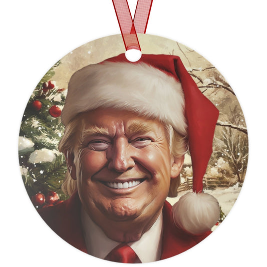 President Trump "Making Christmas Great Again" Christmas Tree Ornament