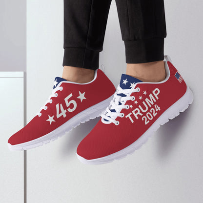 Trump 2024 Red and White Men's Sneaker