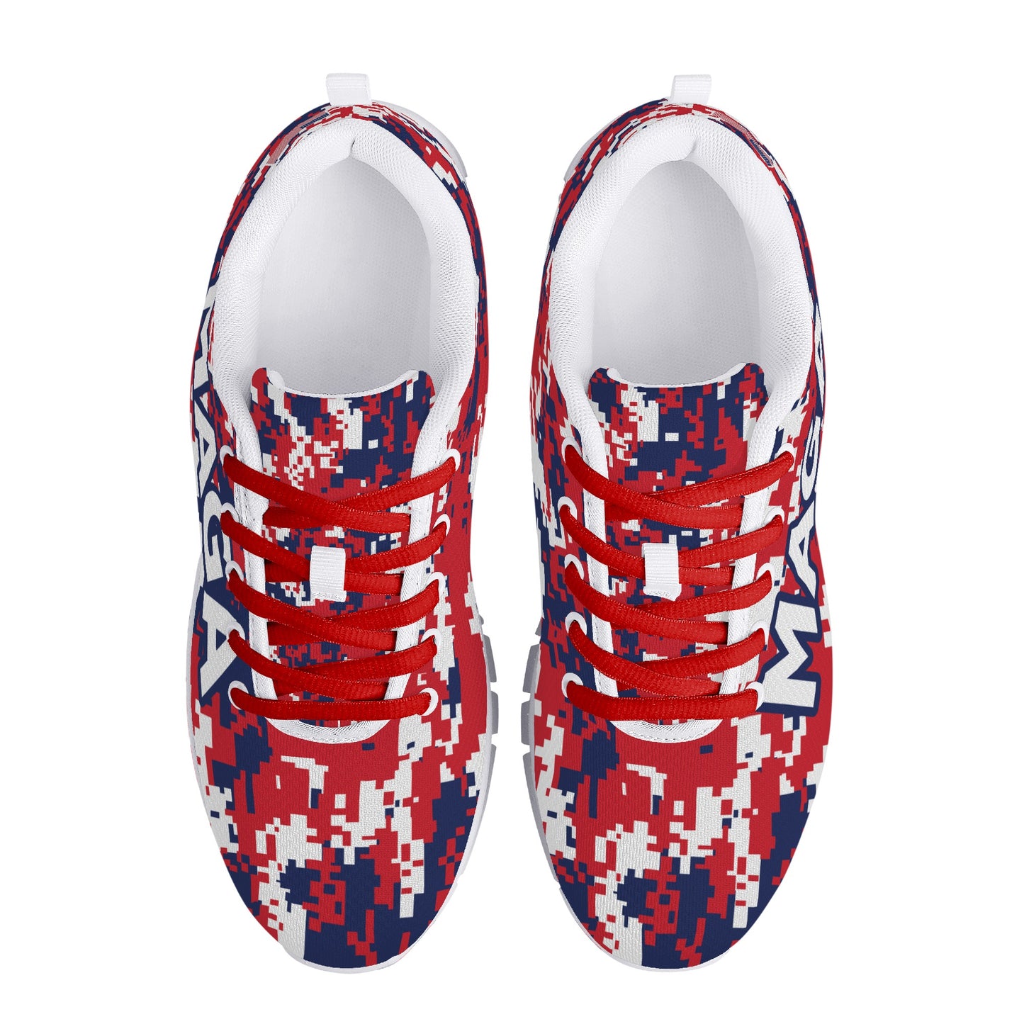 MAGA Red White and Blue Digicam Women's Sneaker