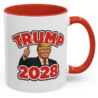Trump 2028 “Thumbs Up” Mug – 11oz & 15oz