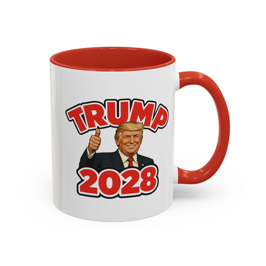 Trump 2028 “Thumbs Up” Mug – 11oz & 15oz