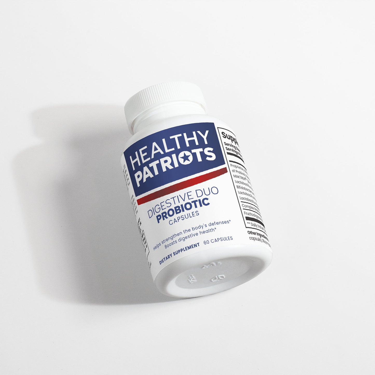 HEALTHY PATRIOTS Digestive Duo Probiotic Capsules