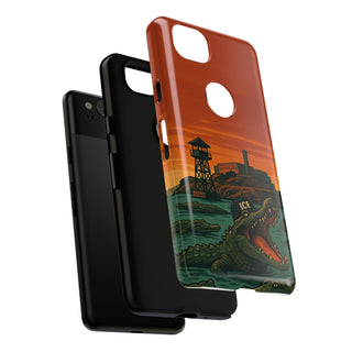 Alligator Alcatraz Hard Shell Tough Phone Case