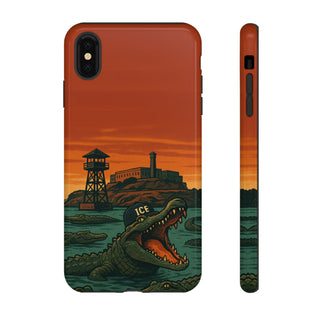 Alligator Alcatraz Hard Shell Tough Phone Case