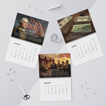 America's 250th Anniversary 2026 Calendar