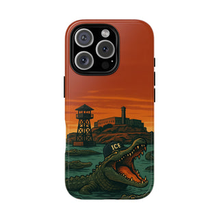 Alligator Alcatraz Hard Shell Tough Phone Case