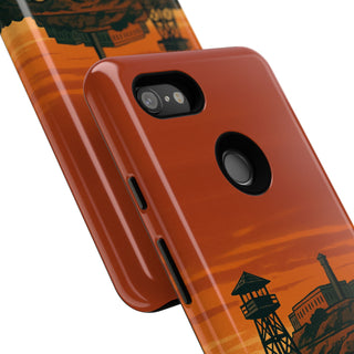 Alligator Alcatraz Hard Shell Tough Phone Case