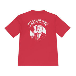 Make Pickleball Great Again Unisex Moisture Wicking Shirt