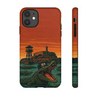 Alligator Alcatraz Hard Shell Tough Phone Case