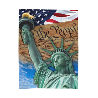 We The People Plush Blanket