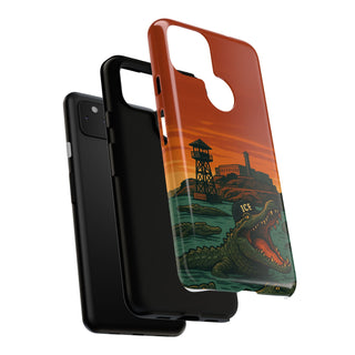 Alligator Alcatraz Hard Shell Tough Phone Case