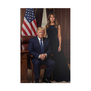 President Donald Trump and First Lady Melania Trump Puzzle (252, 520, 1014-piece)