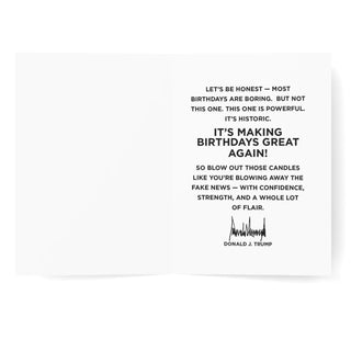 Making Birthdays Great Again - President Trump Birthday Card