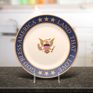 God Bless America Decorative Plate