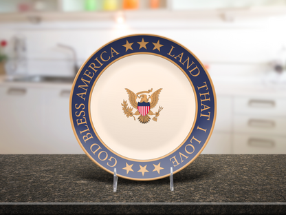 God Bless America Plate