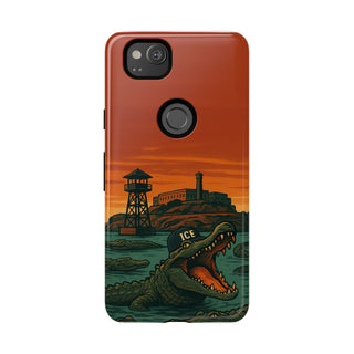 Alligator Alcatraz Hard Shell Tough Phone Case