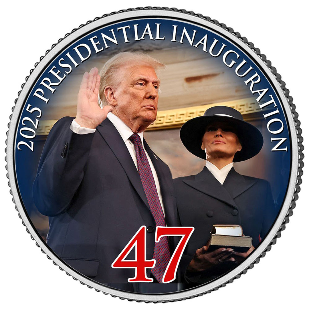 Trump 2025 Inauguration Collectible Half Dollar Coin