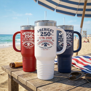 America's 250th Anniversary Commemorative 40oz Insulated Travel Mug