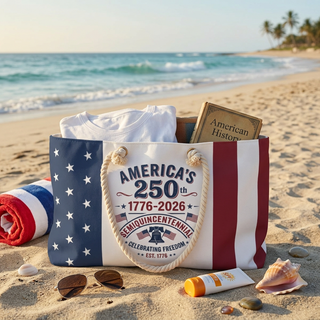 America's 250th Semiquincentennial Beach Bag