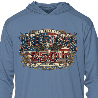 America's 250th Anniversary Solar Sun Shirt with Hood