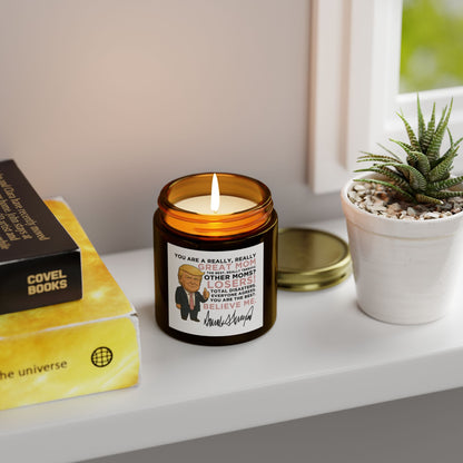 Funny Trump Candle - Great Mom Edition