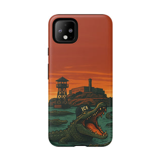 Alligator Alcatraz Hard Shell Tough Phone Case
