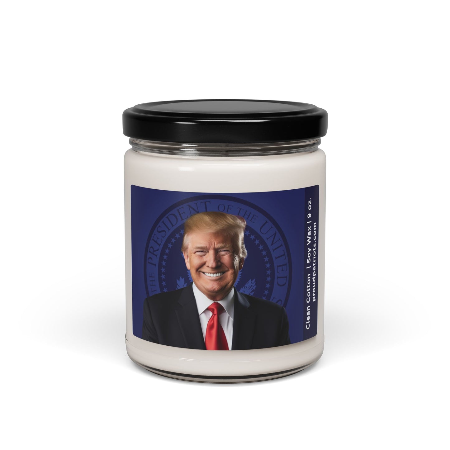 President Trump Portrait Scented Soy Candle, 9oz