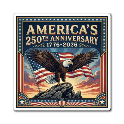 Bald Eagle - America's 250th 1776-2026 Refrigerator Magnet