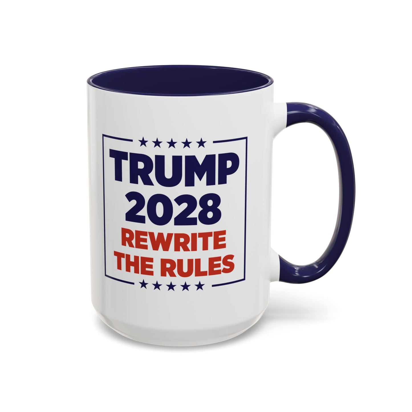 Trump 2028 “Rewrite the Rules” Mug – 11oz & 15oz