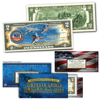 80th Anniversary U.S. Air Force - Genuine Legal Tender U.S. $2 Bill