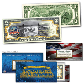 250th Anniversary U.S. Army - Genuine Legal Tender U.S. $2 Bill