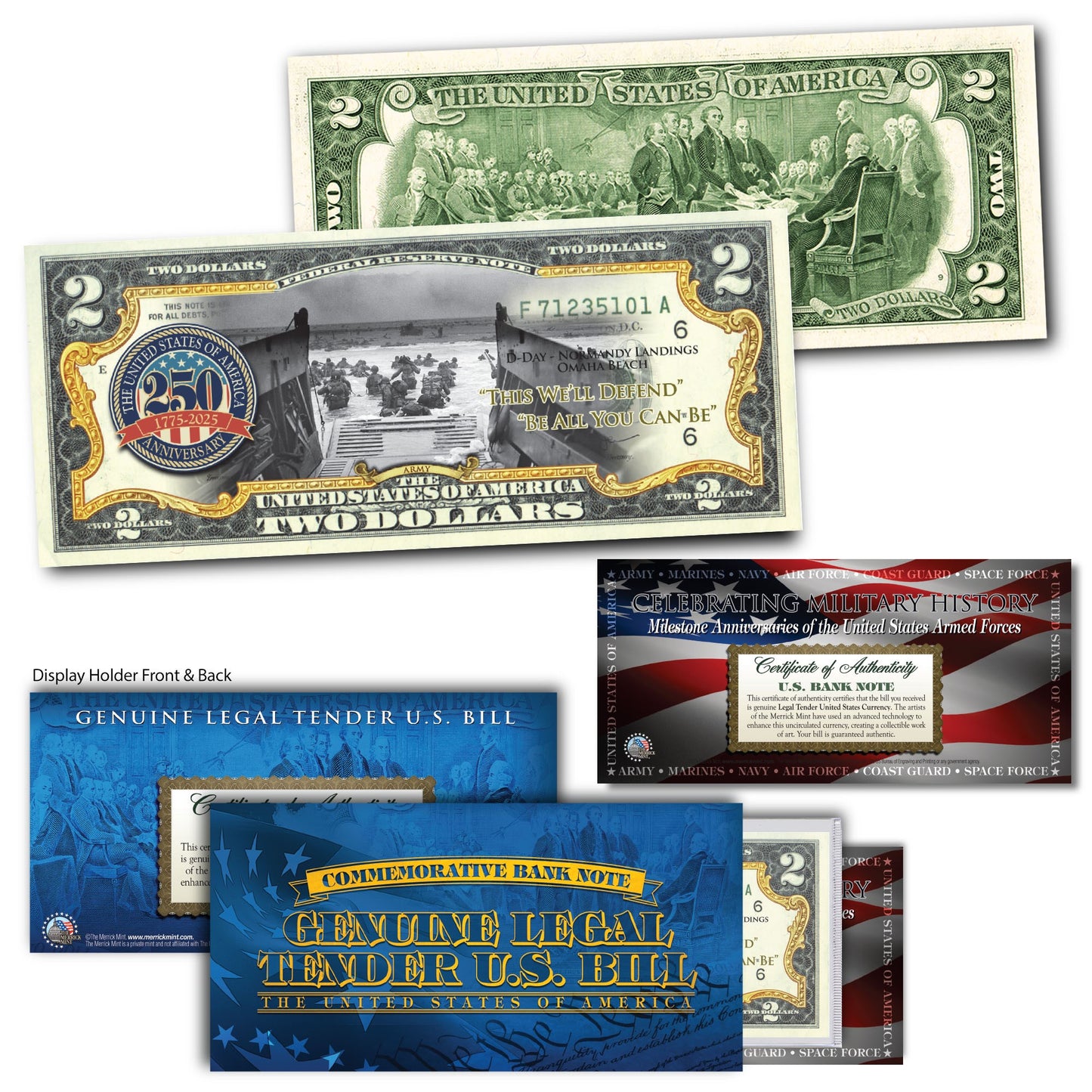 America’s 250th Anniversary Commemorative Coin & Bill Collection – Limited Edition 1776–2026 Set (SAVE 25%)