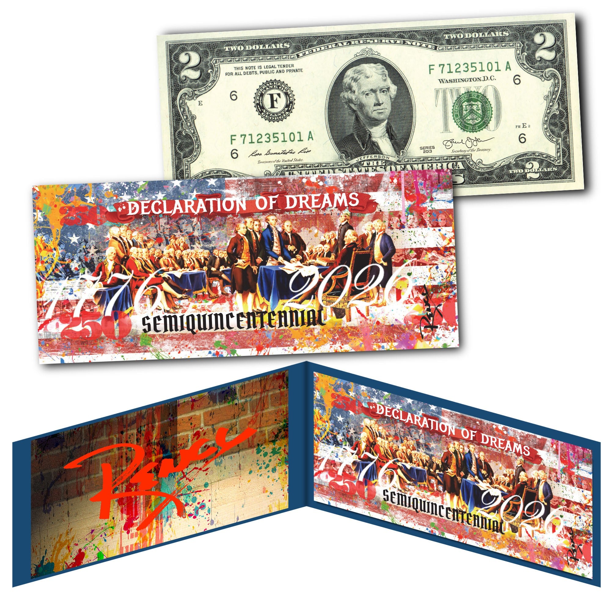 America's 250th Anniversary Collectible $2 Bill - Set of 8 – Proud Patriots