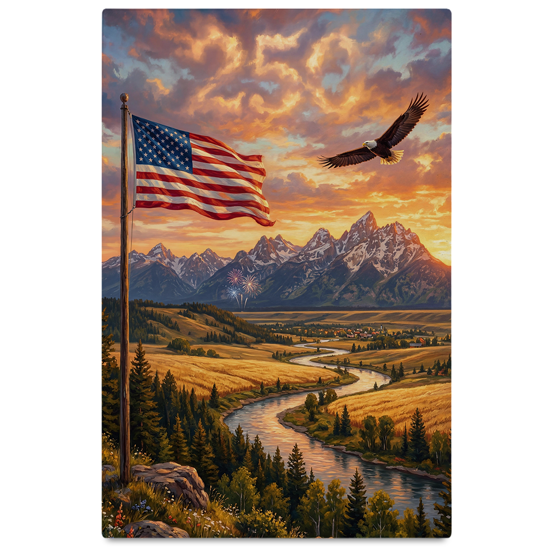 America's 250th Anniversary USA Scenery Canvas (16