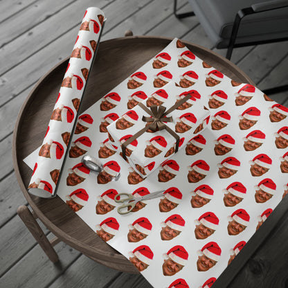 Trump Santa Pattern Wrapping Paper