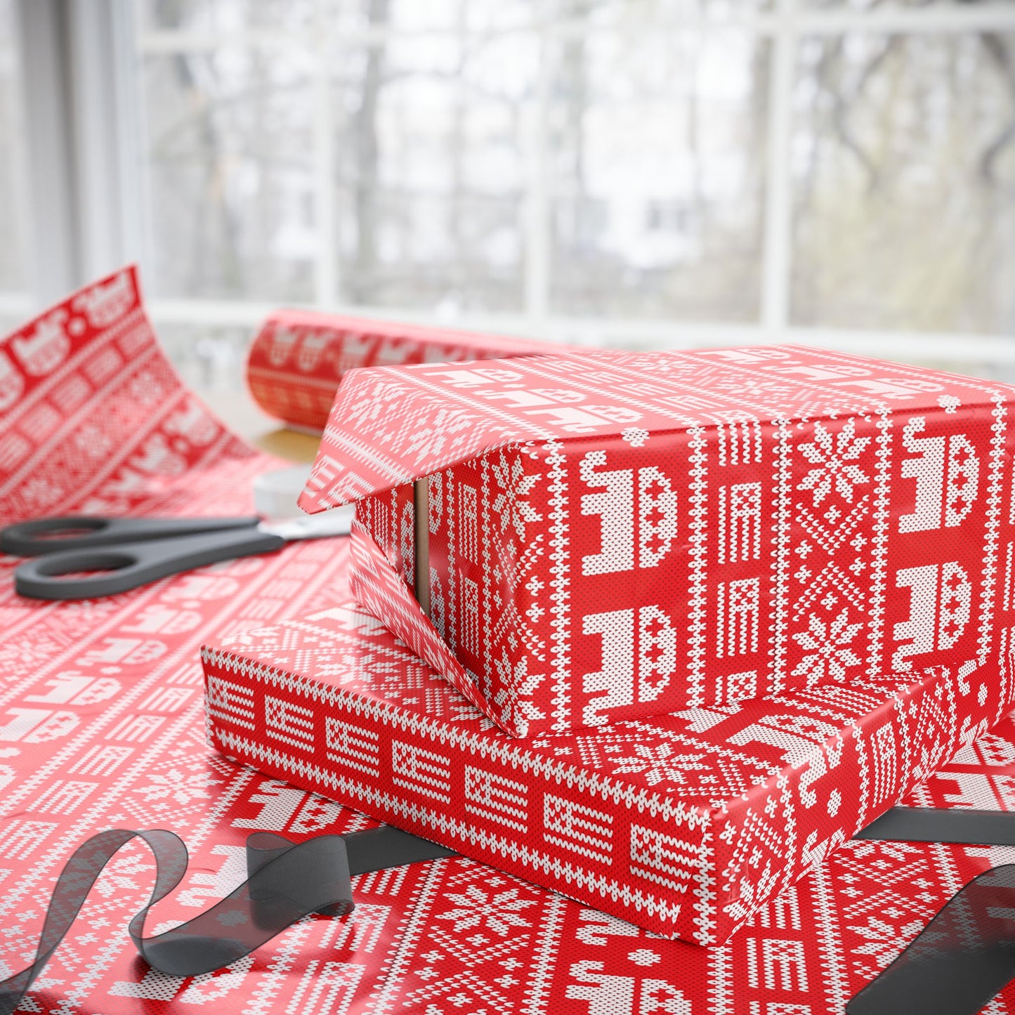 Republican Christmas Sweater Wrapping Paper